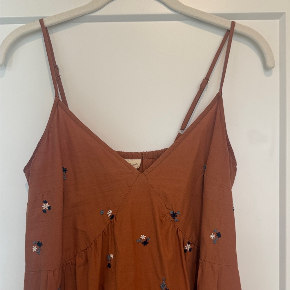 Universal Thread Embroidered Spaghetti Strap Dres… - image 2